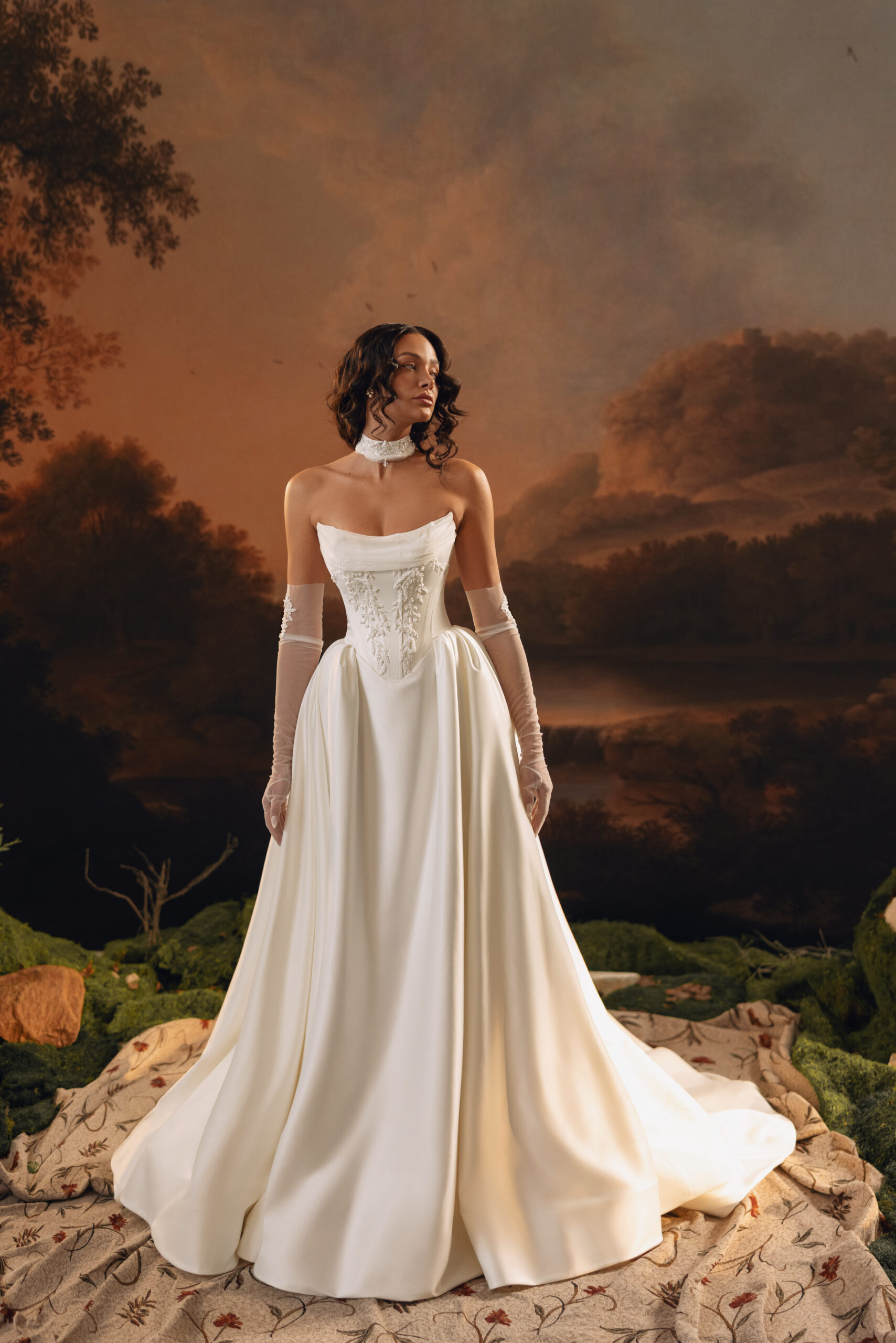 schlichtes Brautkleid